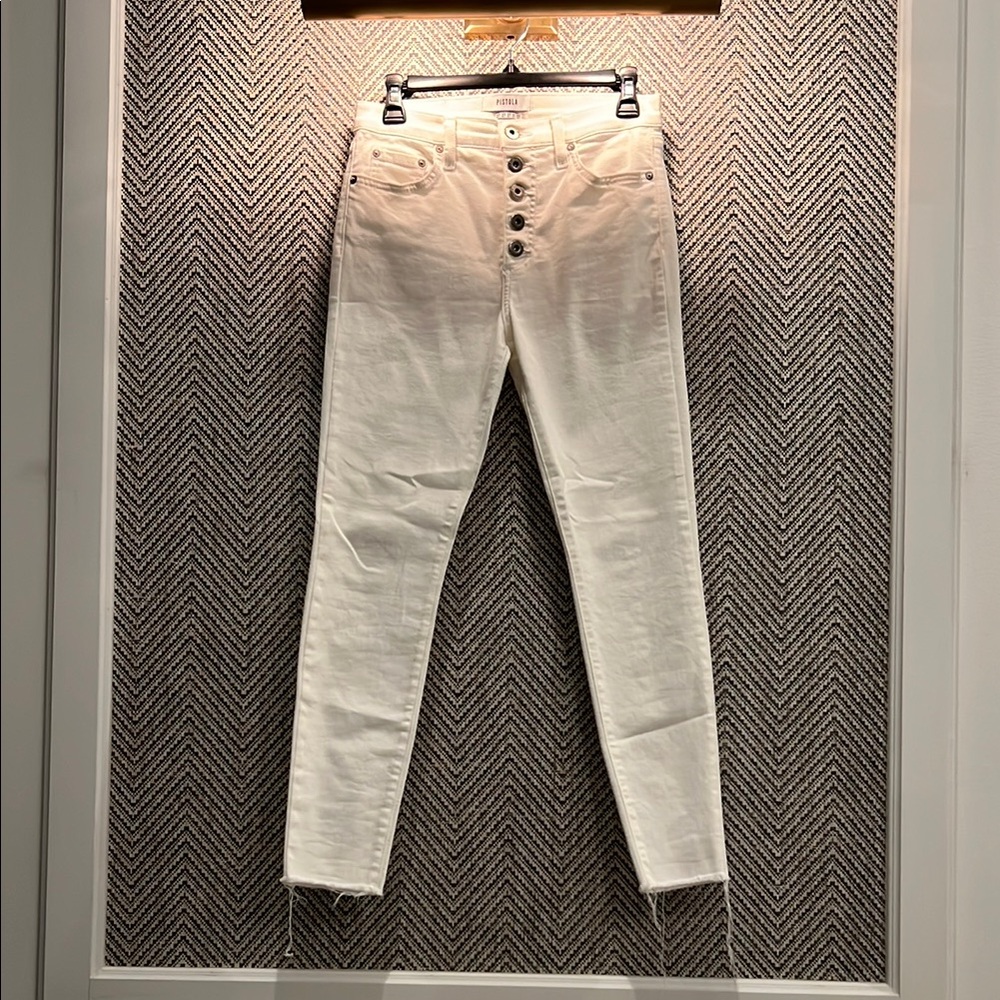 Pistola Women's White Skinny Jeans